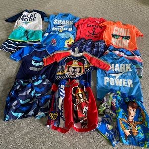 7 sets boys bathing suits